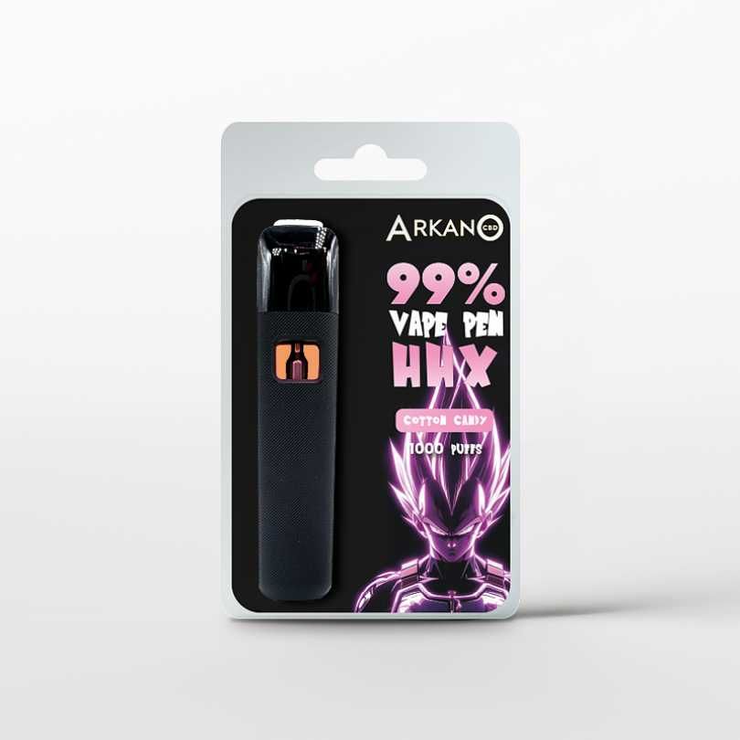 VAPER DESECHABLE 99% HHX 2 ML COTTON CANDY